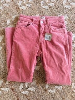 Anthropologie Pilcro Pink Corduroy Jeans